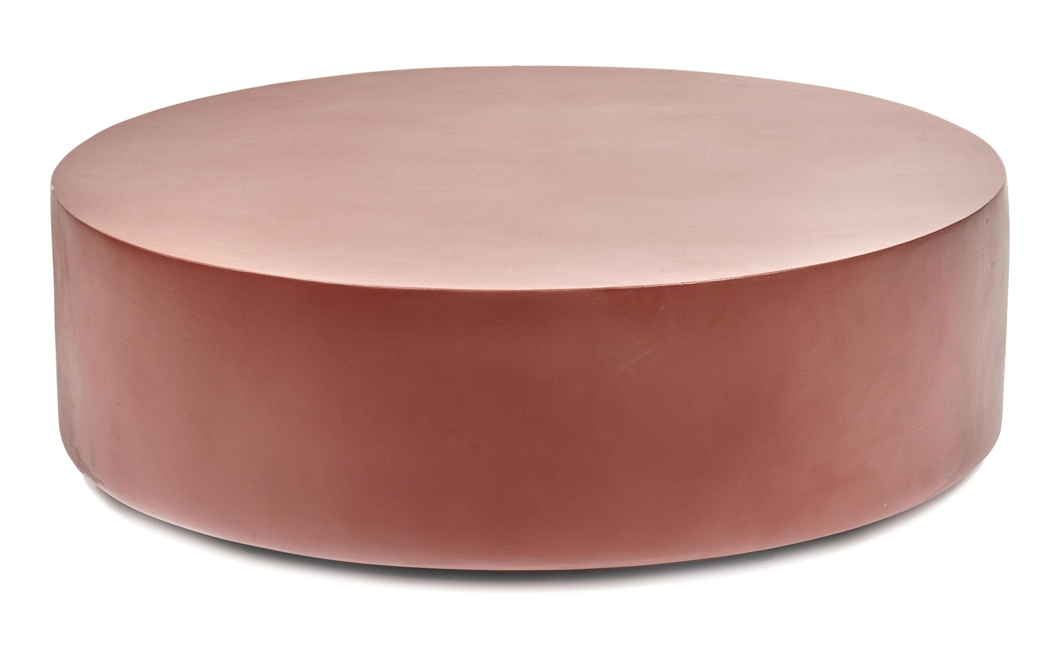 Serax Round Fiber Coffee Table Marie Red - diam.68, h20cm