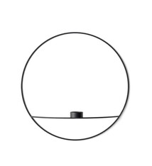POV CIRCLE CANDLEHOLDER BLACK