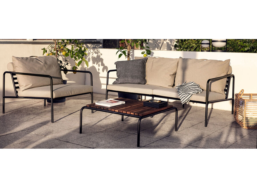 Avon // lounge chair / zwart frame