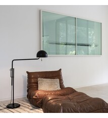 Re-Volt Officer Tolstoy Floor Lamp - Black/Gold