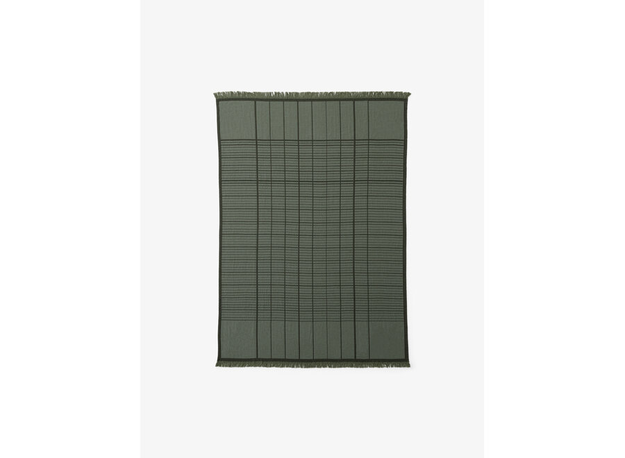 Untitled Throw AP10 - Dark Green - 150 x 210cm