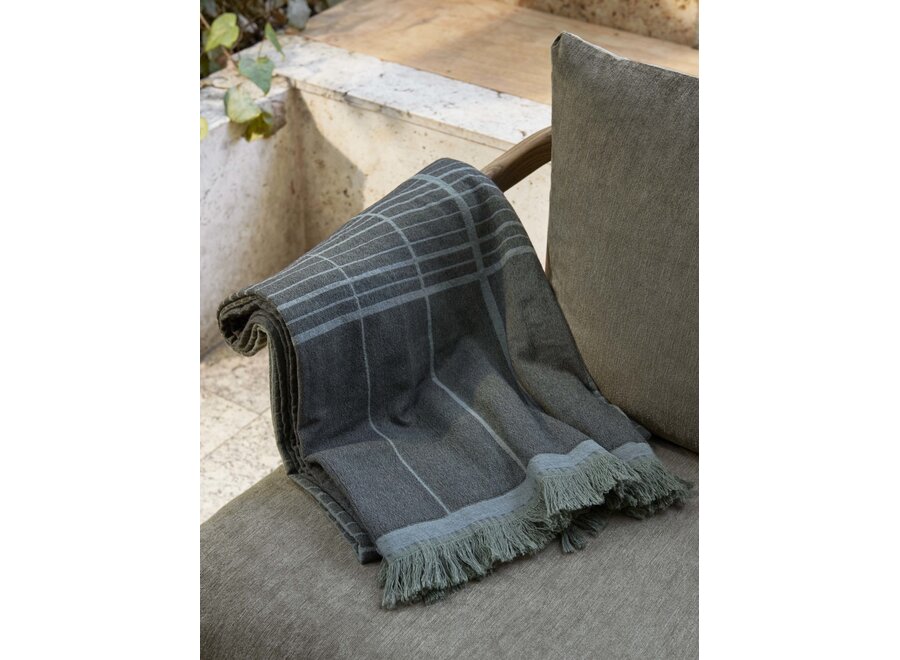 Untitled Throw AP10 - Dark Green - 150 x 210cm