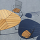 HOUE leaf dining table - bamboo