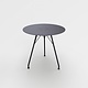 HOUE CIRCUM CAFE TABLE Ø74 CM // BLACK STEEL