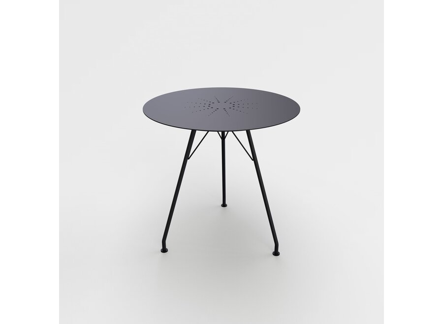 CIRCUM CAFE TABLE Ø74 CM // BLACK STEEL