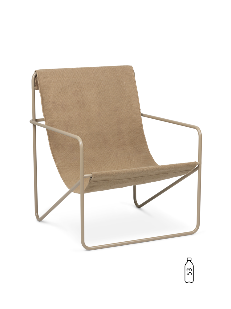 Ferm Living Desert Lounge chair cashmere - solid