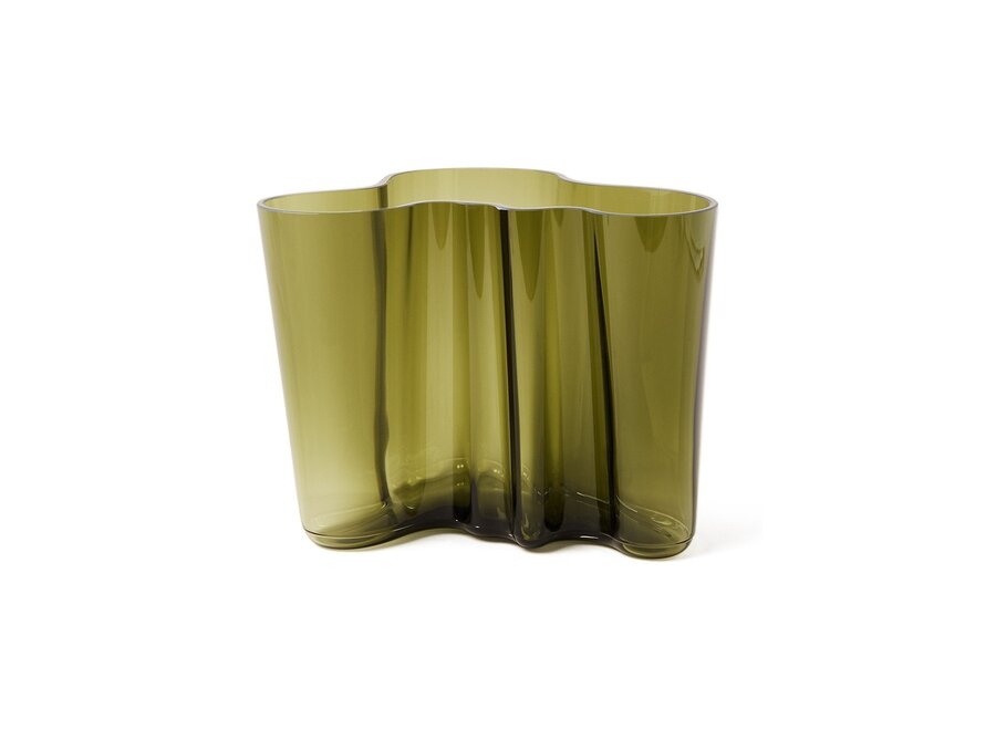 Aalto vaas 160mm mosgroen