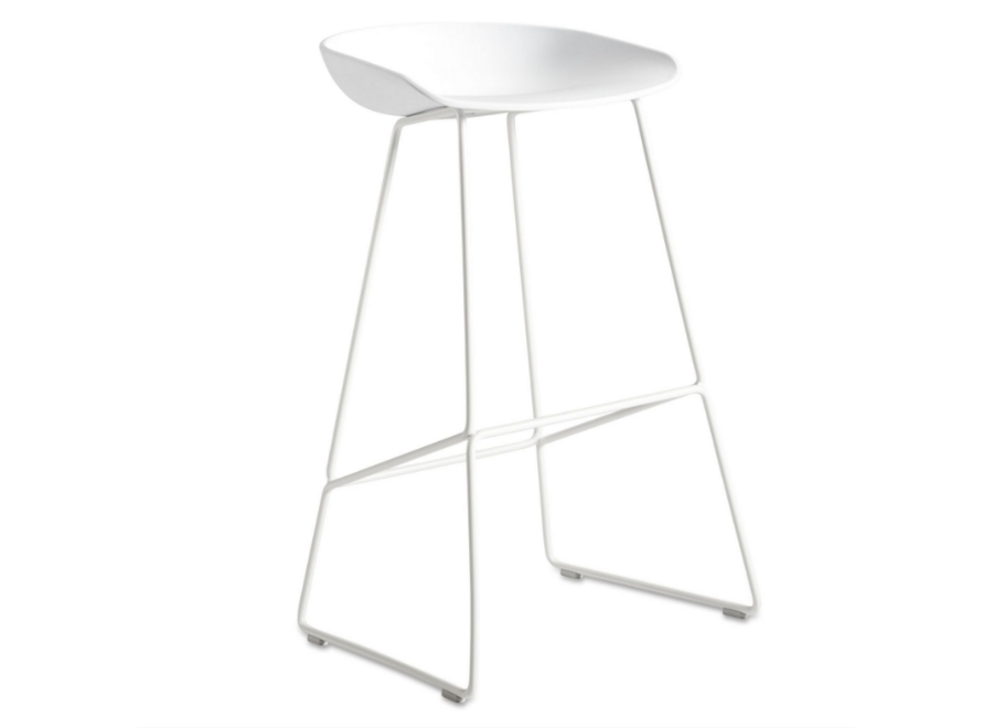 AAS 38 / LOW WHITE POWDER COATED STEEL - WHITE