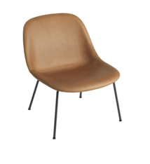 Muuto FIBER LOUNGE CHAIR // refine leather