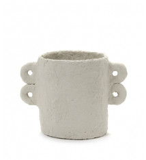 Serax Pot S Beige Earth - h18cm - paper mache
