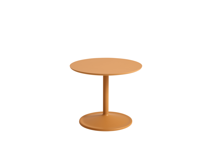 Soft Side Table - diam. 48 cm, h 40 cm - Orange/Orange