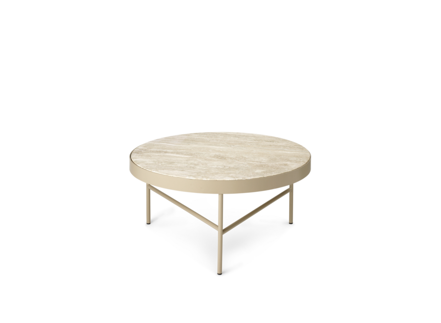 Travertine Table - Large - Cashmere