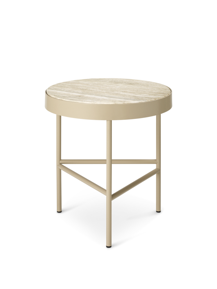 Ferm Living Travertine table - cashmere - Medium