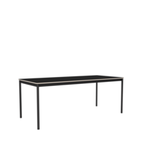Muuto Base table - black laminate - plywood - black - L190cm W85cm