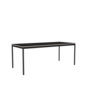 Base table - black laminate - plywood - black - L190cm W85cm