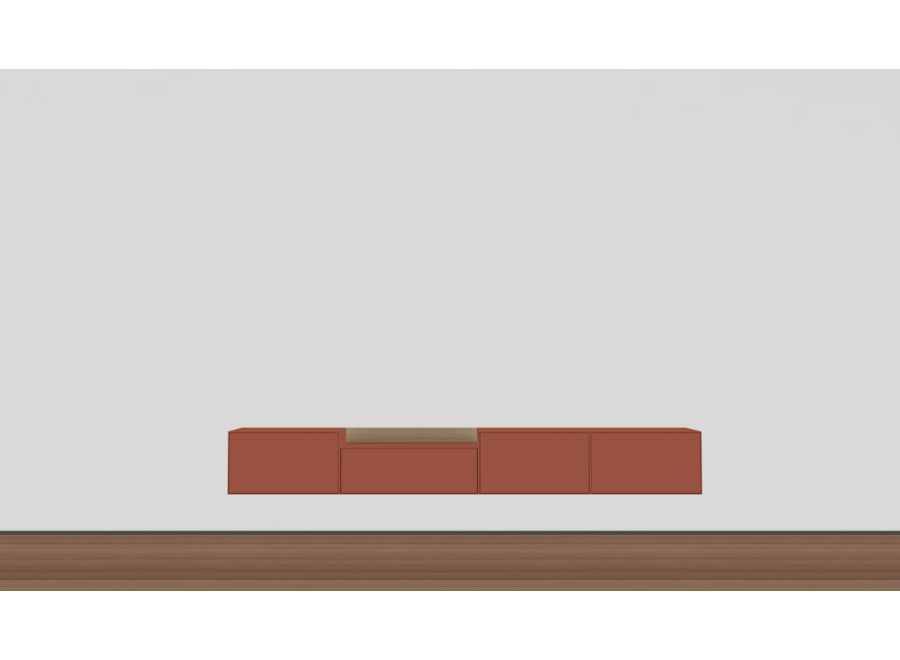 Treku kast - Lauki - Brick