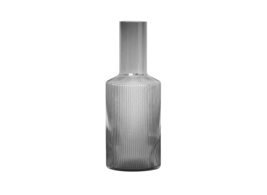 Ripple Carafe - Smoked Grey