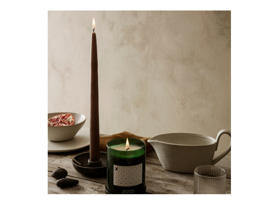 Bowl Candle Holder -Single-Blackened Alu