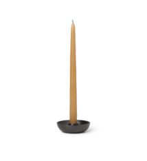 Ferm Living Bowl Candle Holder -Single-Blackened Alu
