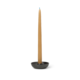 Ferm Living Bowl Candle Holder -Single-Blackened Alu