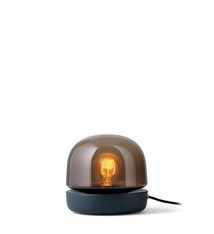 Stone Table Lamp - Black Anthracite Glass