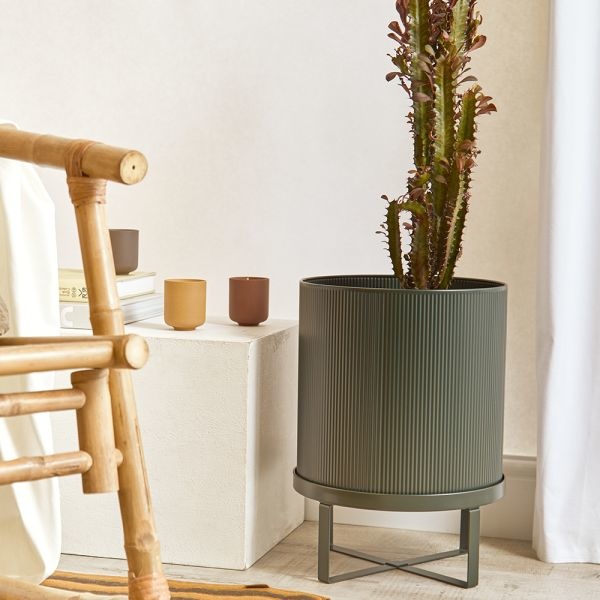 Ferm Living Bau Pot - Large - Dark Green