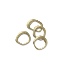 Ferm Living Flow Napkin Rings  set of 4