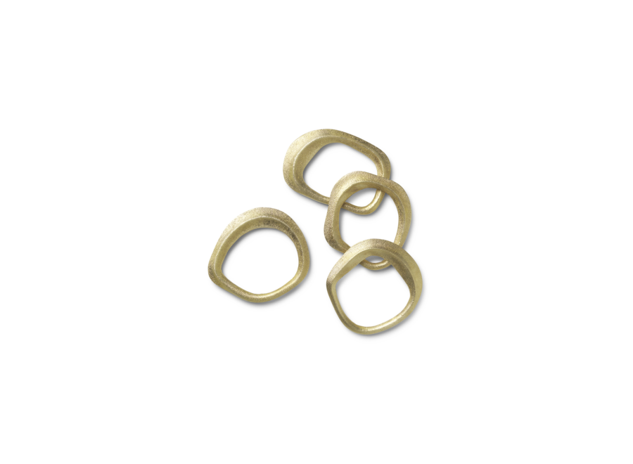 Flow Napkin Rings  set of 4