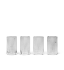 Ferm Living Ripple Verrines  (Set van 4) - Clear