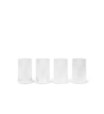 Ferm Living Ripple Verrines  (Set van 4) - Clear
