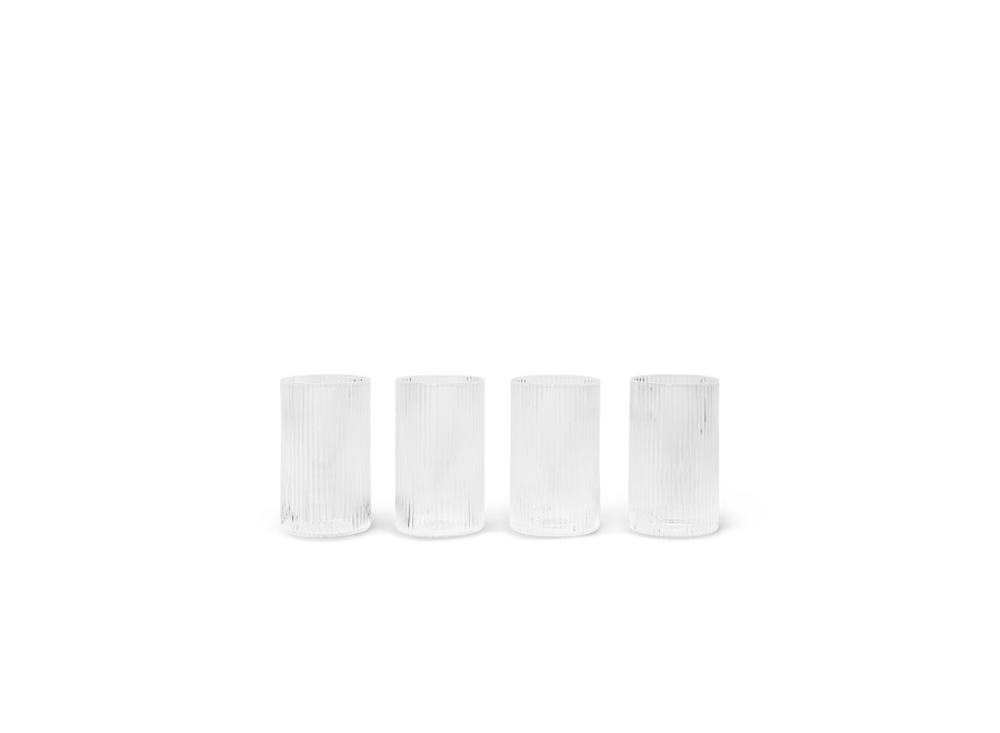 Ripple Verrines  (Set van 4) - Clear