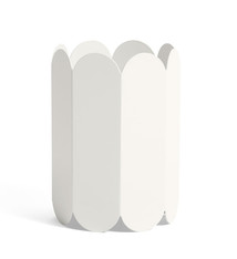 HAY Arcs Vase - White (h25cm x diam.17cm)