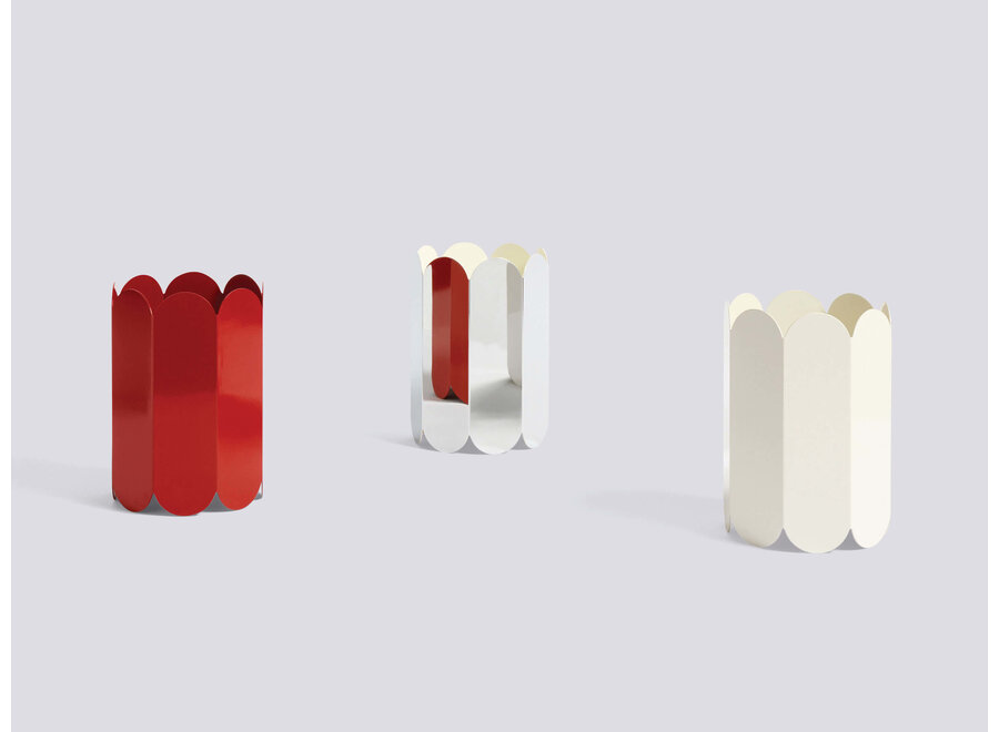 Arcs Vase - White (h25cm x diam.17cm)