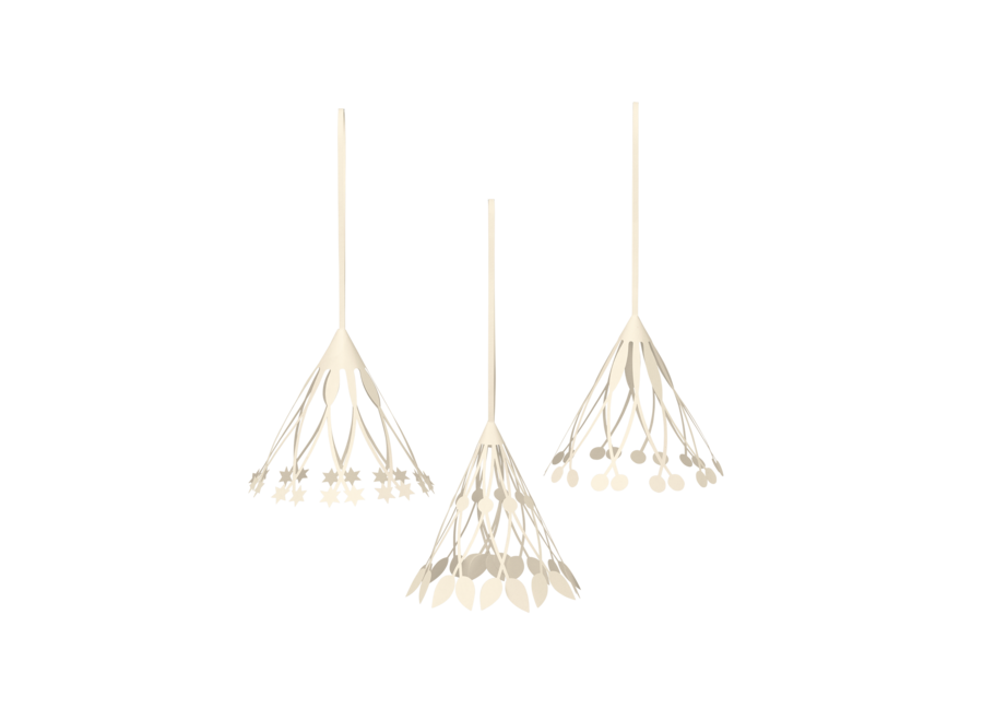 Christmas Paper Tassels - Set of 3