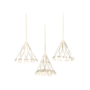 Christmas Paper Tassels - Set of 3