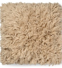 Ferm Living Meadow High Pile Cushion - Light Sand
