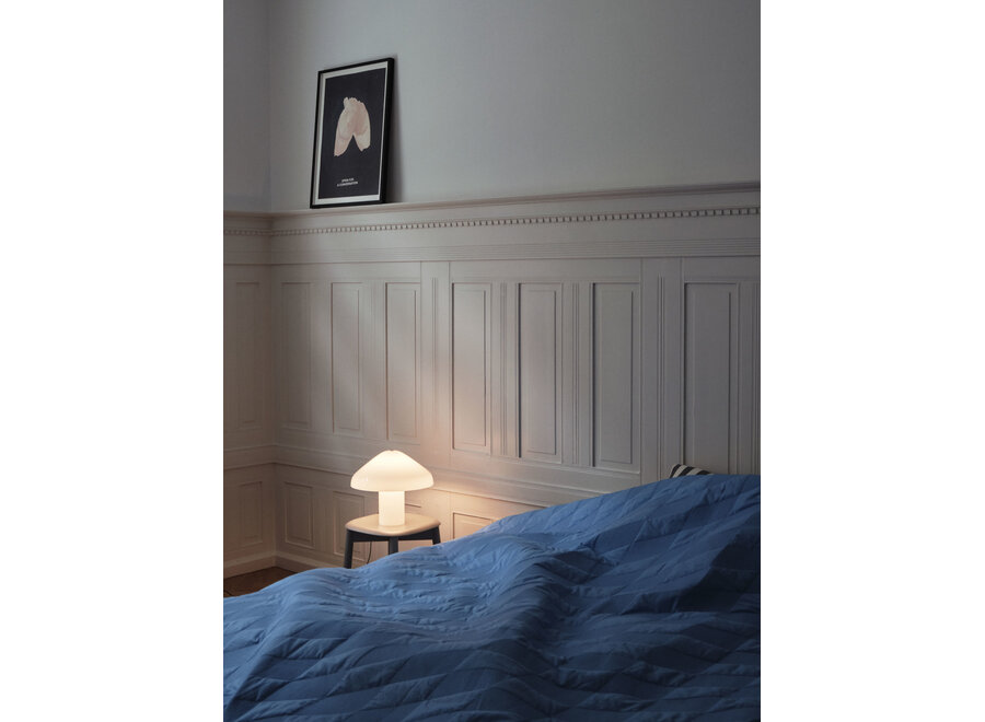 PAO GLASS TABLE LAMP 350/ WHITE