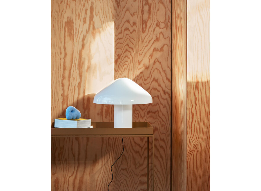 PAO GLASS TABLE LAMP 350/ WHITE