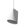 Ceramic lamp - white - wide