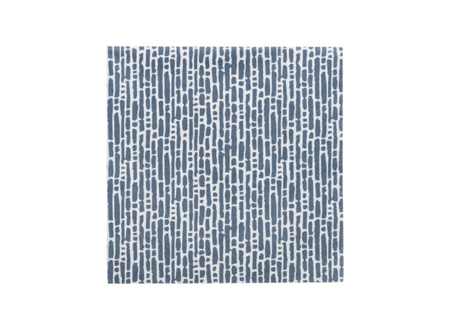 Papieren servetten - blauw