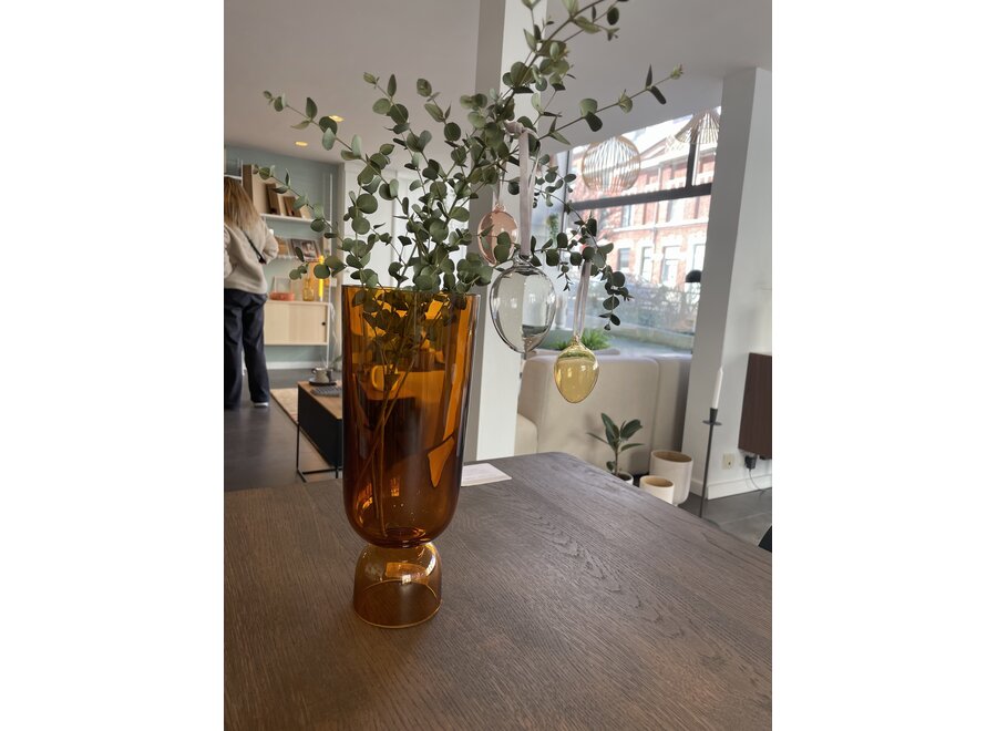 Glazen ei 60mm set van 3 lentemix