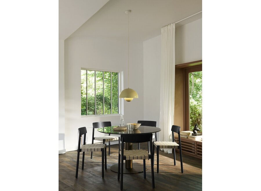 Betty TK1 Chair - Black/Natural webbing