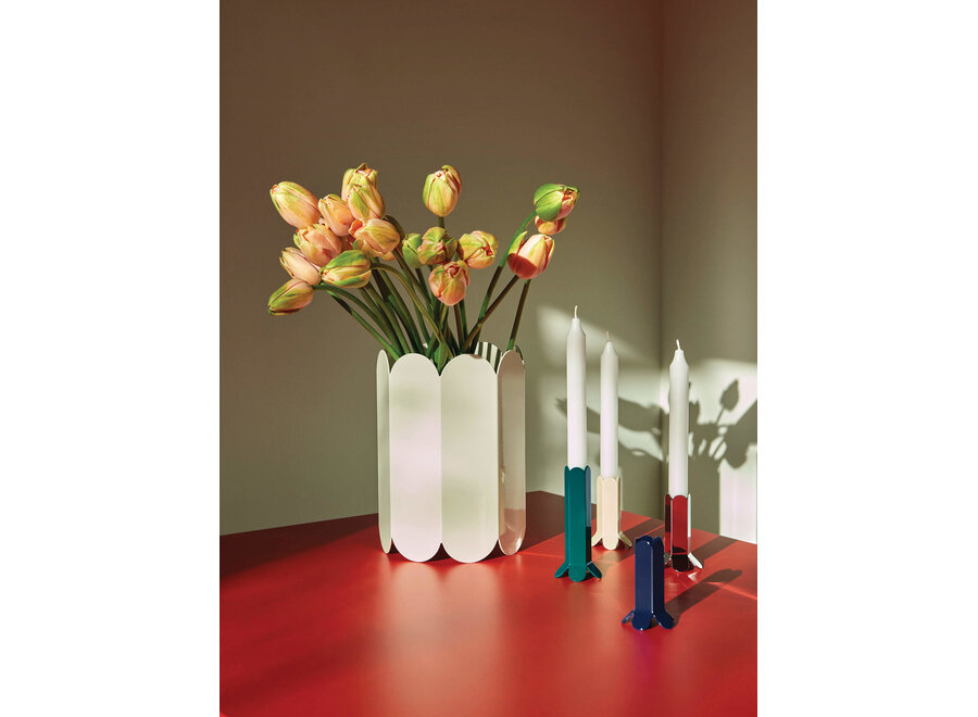 Arcs Candleholder - S - Dark Blue