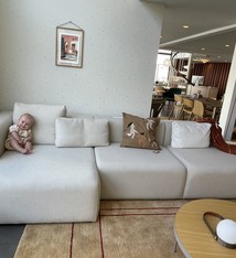 HAY Mags 3-seater - L338 cm x  D95,5cm (D127,5cm) - Hallingdal 200 (incl.2 Mags Cushions)