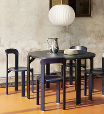 HAY REY Table - diam. 128cm - Deep Black