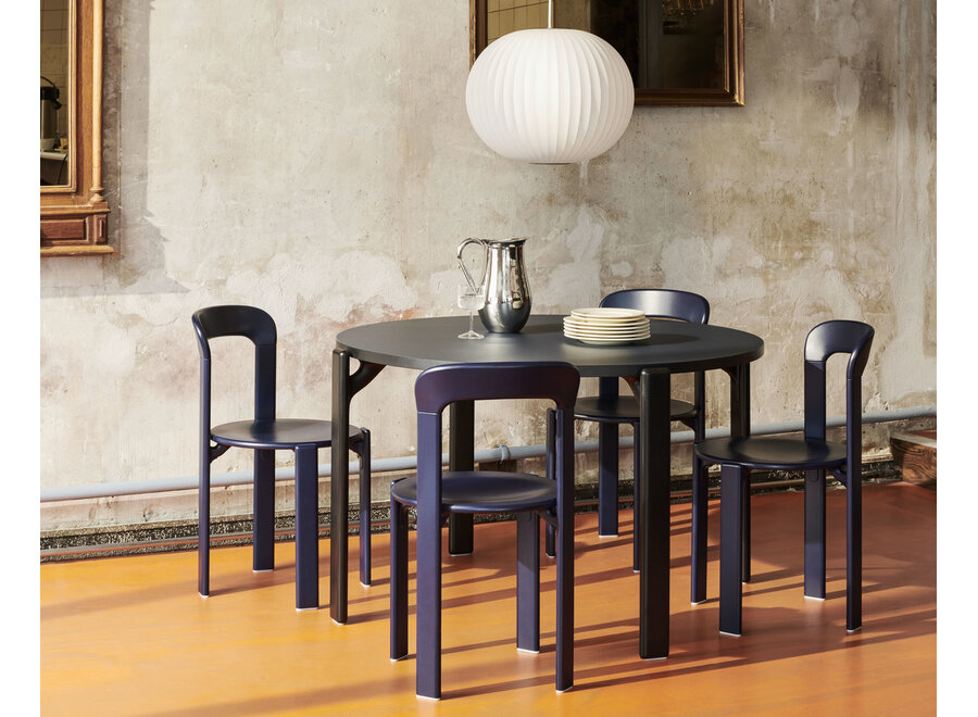 REY Table - diam. 128cm - Deep Black