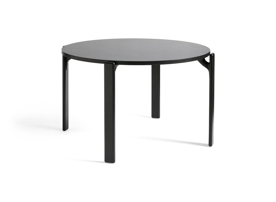 REY Table - diam. 128cm - Deep Black