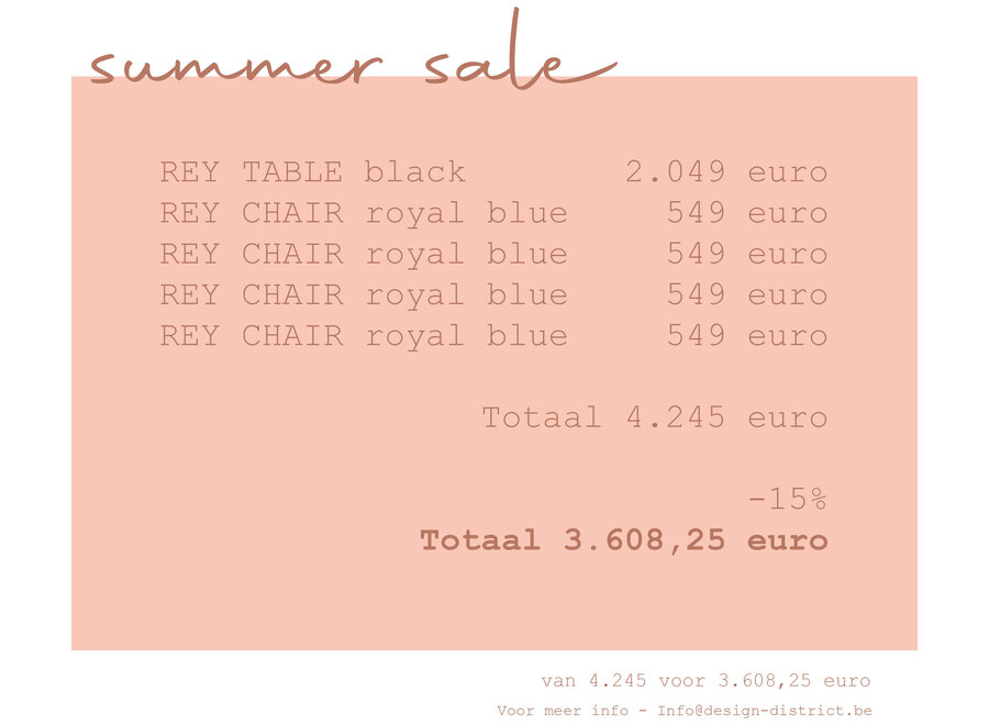 REY Chair - Deep Blue