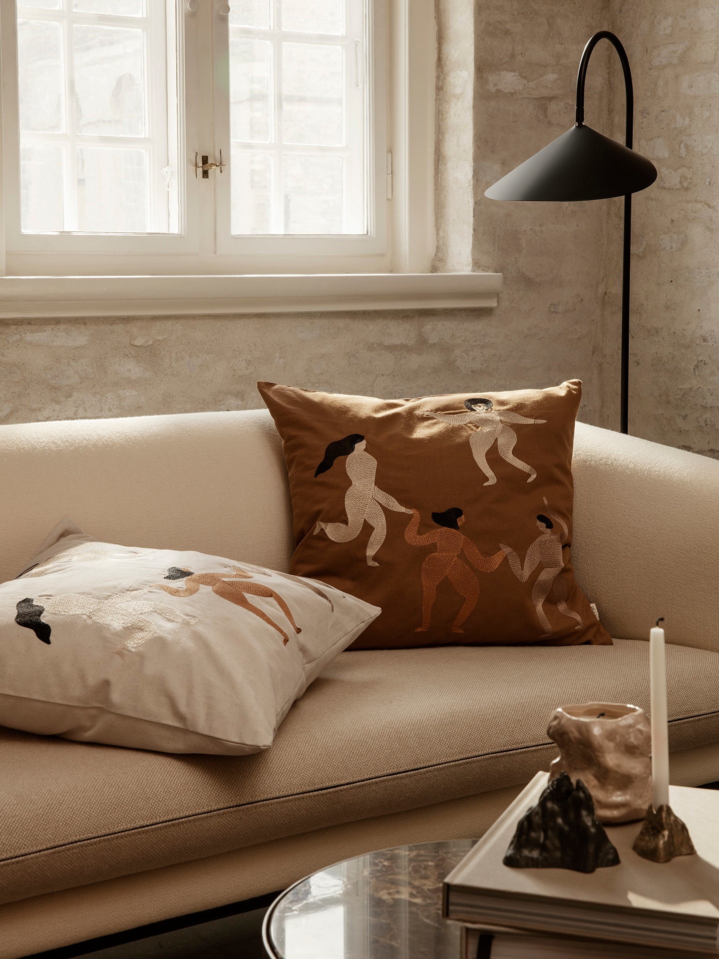 Ferm Living Free Cushion - Natural