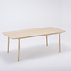 Gazzda Fawn Table - 220 x 90 - Solid Oiled Oak (natural)